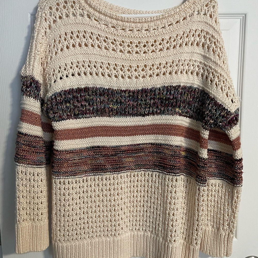 Women's Multicolor Knit Sweater